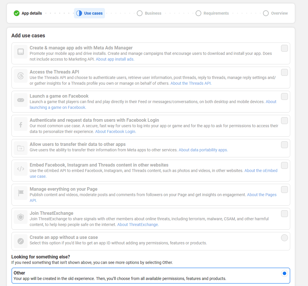 Other app use cases
